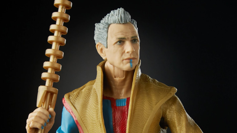 Illustration for article titled Marvel's Grandmaster Figure Perfectly Captures Jeff Goldblum's Goofy Charm